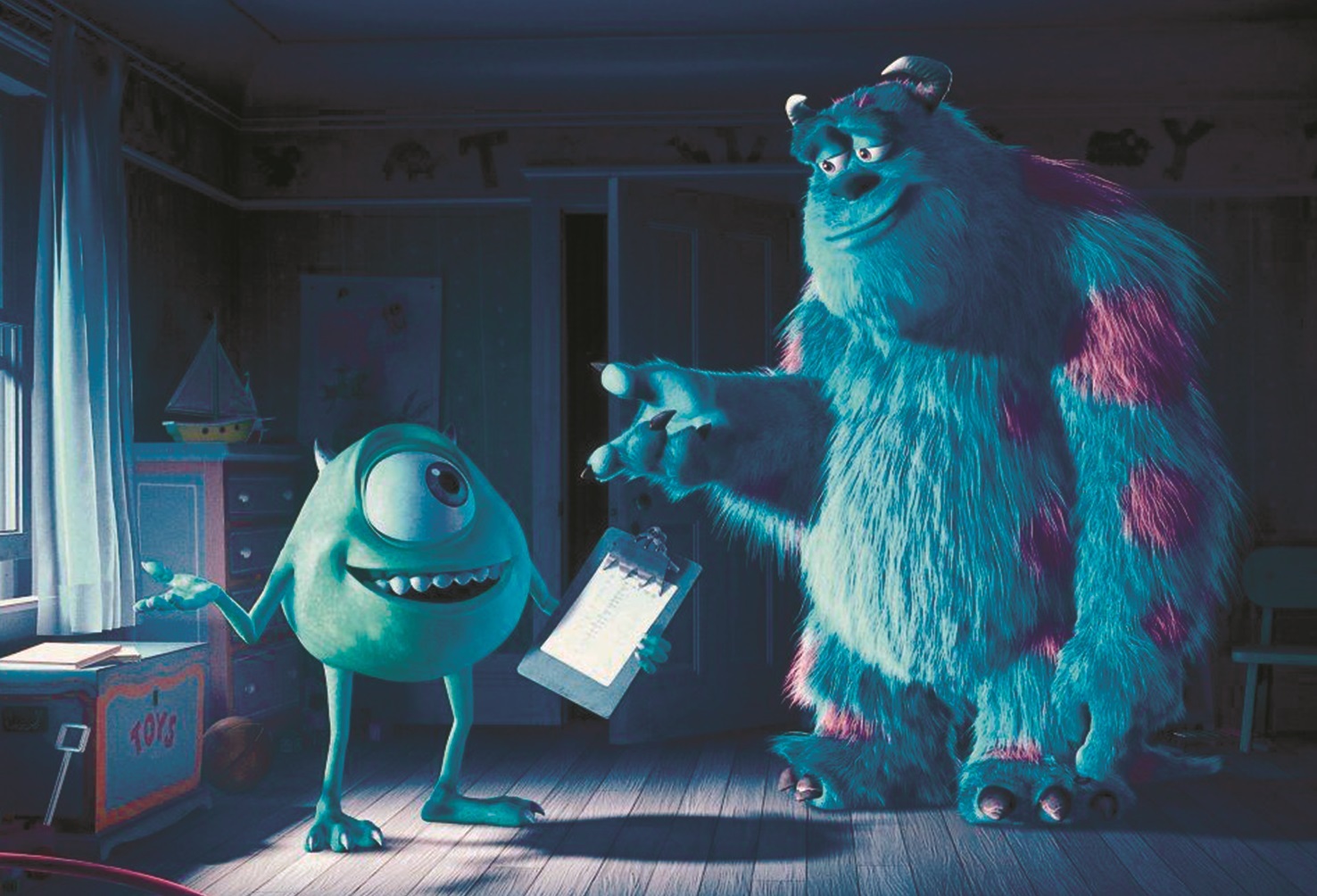 Monster 2 blue. Корпорация монстров (Pixar, 2001). Университет монстров Майк.